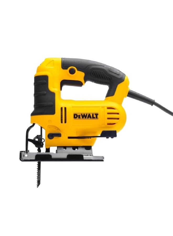 DEWALT 650W Corded Electric Plastic D-Handle Jig Saw Yellow and Black 23.2 x 8.7 x 27.5 cm DWE349-B5 - Image 2
